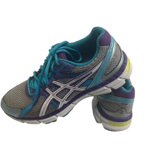 ASICS womens size 9.5 gel-Excite‎ 2 running shoe T473N aqua gray purple - Picture 1 of 9
